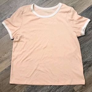 AE Ringer Pink T Shirt